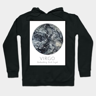 Virgo Zodiac Moon Constellation Hoodie